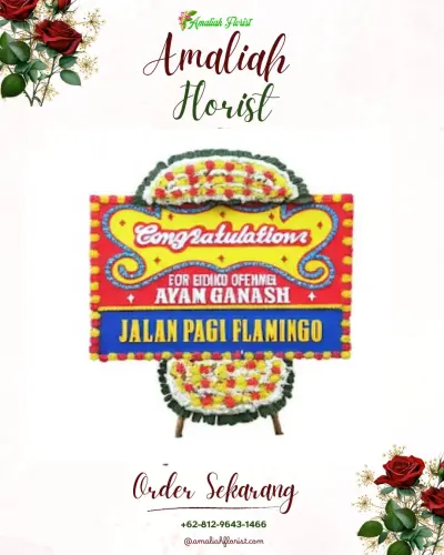 Bunga Papan Congratulation di Niko'otano Dao